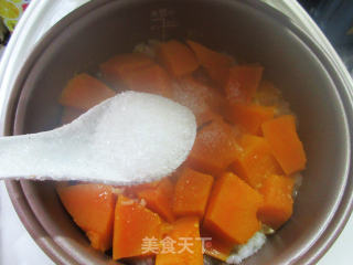 红南瓜大米粥的做法步骤：8