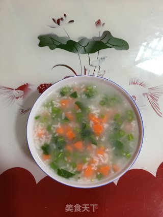 美味时蔬粥的做法步骤：10