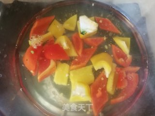 彩椒炒荷兰豆的做法步骤：5