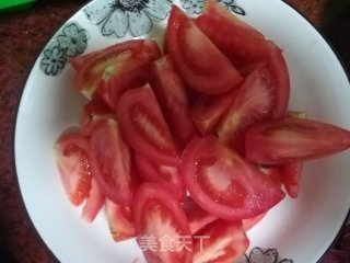#红色吉祥菜#番茄炒牛肉的做法步骤：6
