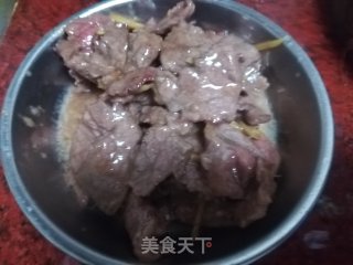 #红色吉祥菜#番茄炒牛肉的做法步骤：8