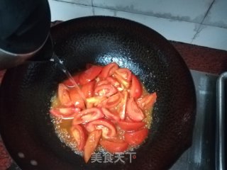 #红色吉祥菜#番茄炒牛肉的做法步骤：12