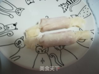 #红色吉祥菜#香肠糖果卷的做法步骤：5