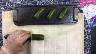 甜甜蜜蜜的美味，抹茶豆沙麻薯教程的做法步骤：5