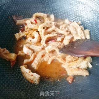 爆炒牛肚的做法步骤：5