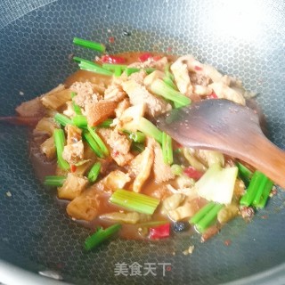 爆炒牛肚的做法步骤：7