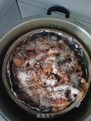 蒸笼粉蒸肉的做法步骤：9