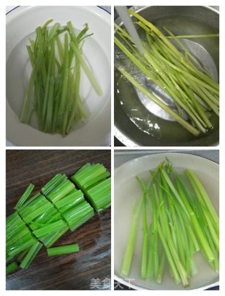 山药火腿炒芹菜的做法步骤：3