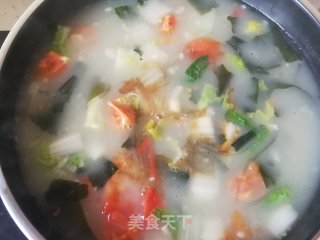 油馍头泡咸汤的做法步骤：10