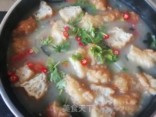 油馍头泡咸汤的做法步骤：14