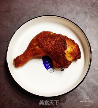 香酥炸鸡腿的做法步骤：7