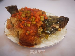 松鼠桂鱼的做法步骤：16