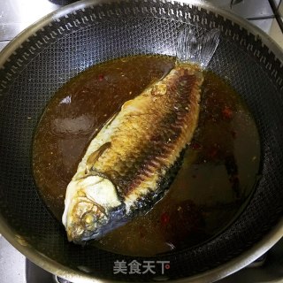豆瓣酱烧鱼的做法步骤：8