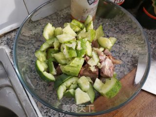 黄瓜拌猪头肉的做法步骤：3