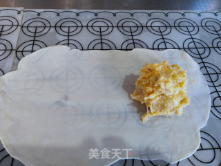 榴莲芝士饼的做法步骤：5