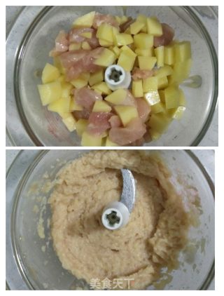 自制鸡肉火腿肠的做法步骤：3