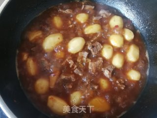 小土豆炖牛腩的做法步骤：14