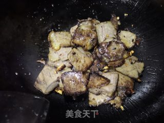 干炒卤牛肉的做法步骤：8