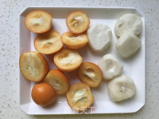 金桔荸荠糖水的做法步骤：2