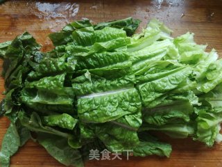 清炒莴笋叶的做法步骤：2