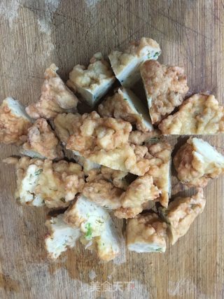 炸肉圆菜头汤的做法步骤：5