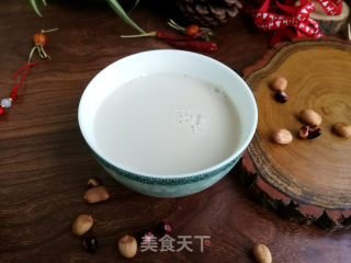 黑玉米花生豆浆的做法步骤：5