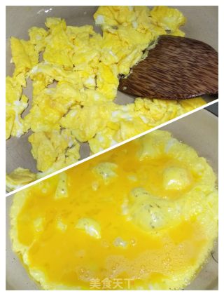 鸡蛋杏鲍菇炒黄瓜的做法步骤：4