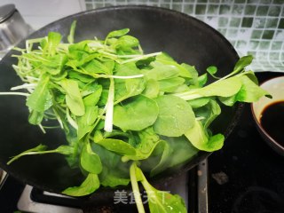 清炒鸡毛菜的做法步骤：3