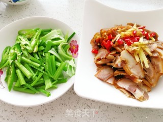 炒卤猪鼻子的做法步骤：2