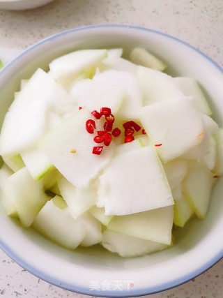 炒冬瓜片的做法步骤：2