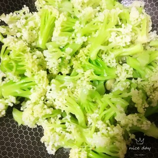 清炒有机菜花的做法步骤：4