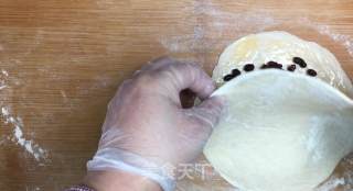 蜜红豆辫子酥（简易手抓饼版），外酥内软，美味又简单的做法步骤：3