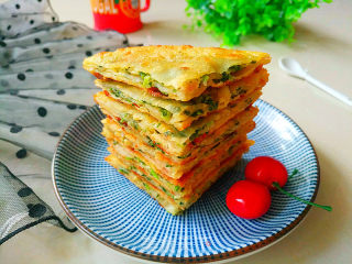 猪肉香菜煎饼的做法步骤：7