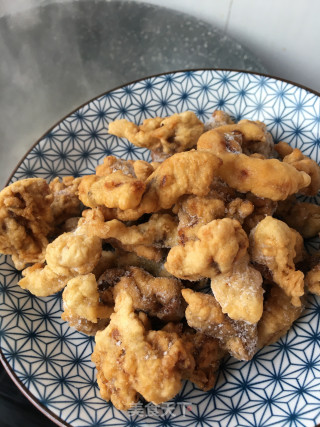 莲藕炖炸肉的做法步骤：4