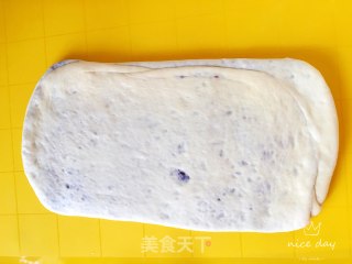 紫薯大理石纹吐司的做法步骤：16