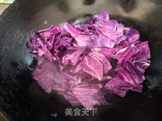 清炒紫白菜的做法步骤：7
