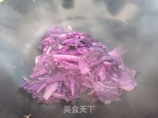 清炒紫白菜的做法步骤：8