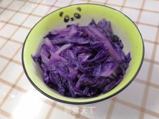 清炒紫白菜的做法步骤：9