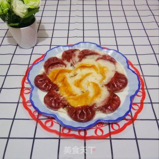 彩色煎饺的做法步骤：8