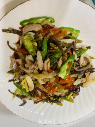 泡椒肉丝炒饭的做法步骤：7