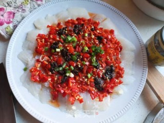豆豉剁椒蒸龙利鱼的做法步骤：2