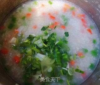 蔬菜虾仁粥的做法步骤：11