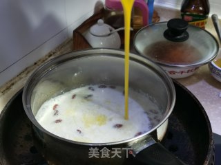 牛奶鸡蛋醪糟的做法步骤：7