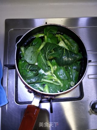 青菜面的做法步骤：4