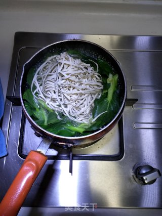 青菜面的做法步骤：5