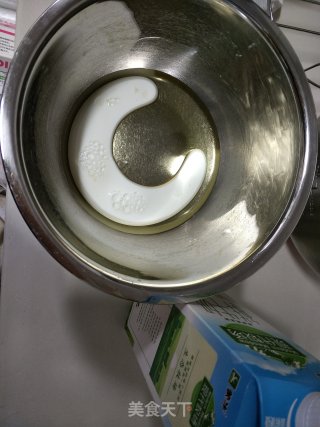 香葱肉松蛋糕的做法步骤：2