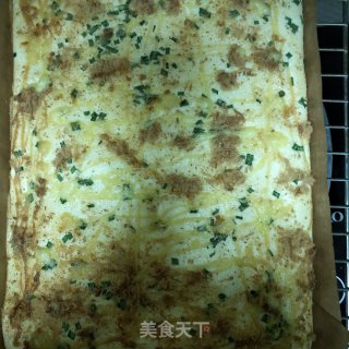 香葱肉松蛋糕的做法步骤：15