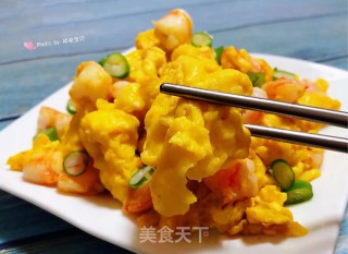 虾仁跑蛋的做法步骤：12