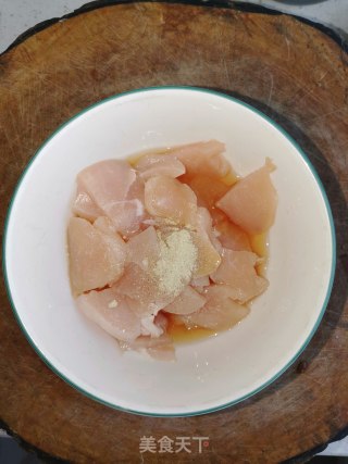 糖醋鸡片的做法步骤：2