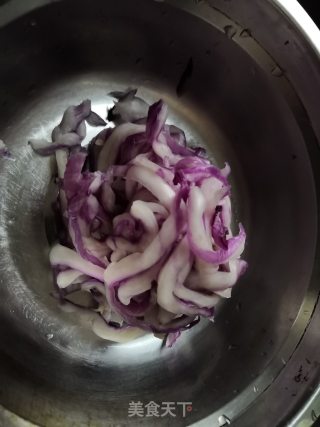 紫菜梗炒肉的做法步骤：6